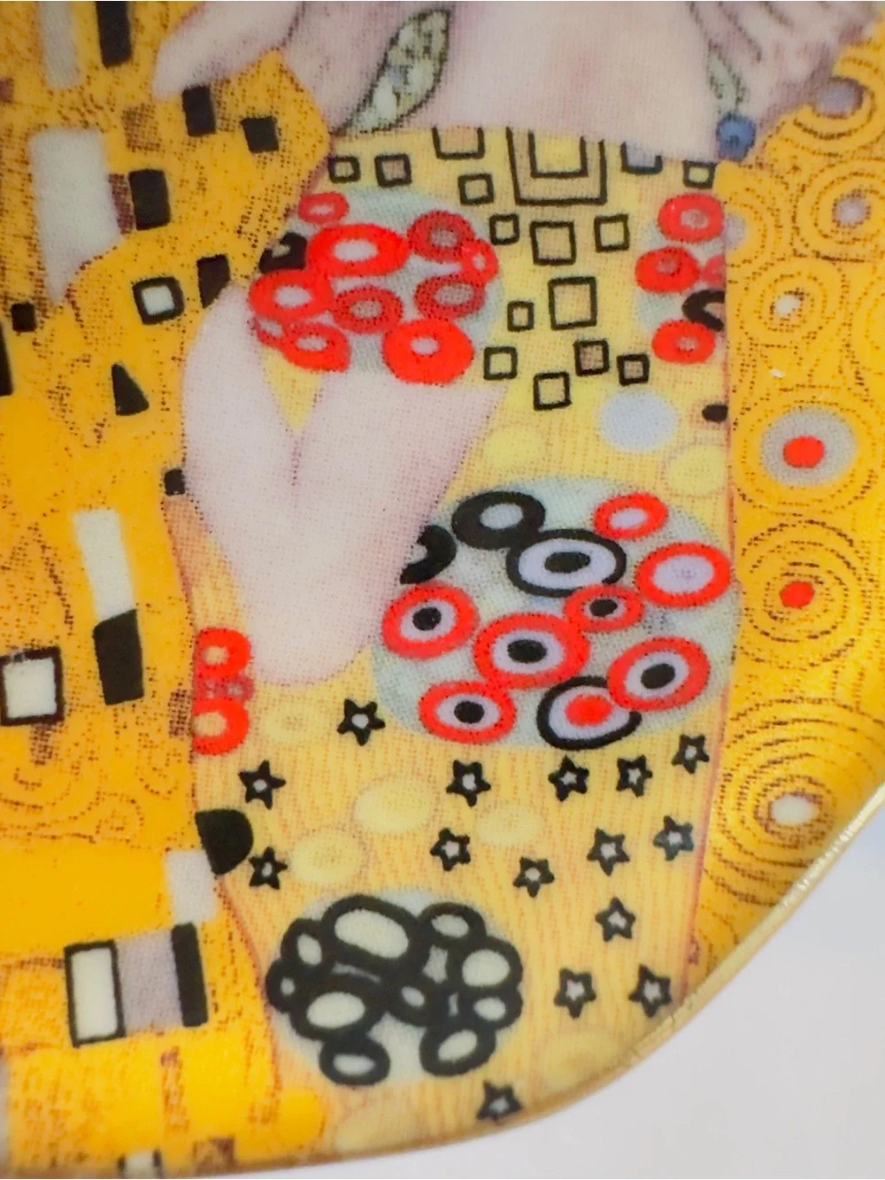 Gustav Klimt Teabag Holder Porcelain Spoon Rest 